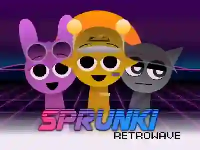 Igra Sprunki Retrowave online