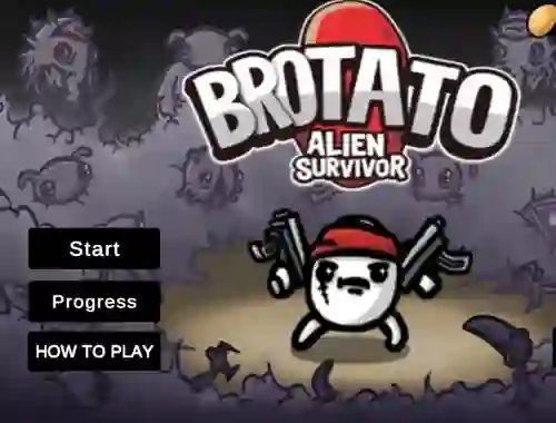 Igra Brotato Alien Survivor online
