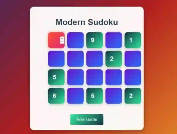 Igra Modern Sudoku online