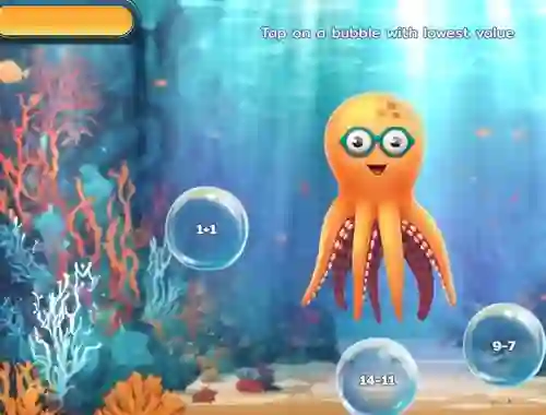 Igra Bubble Math Dive online