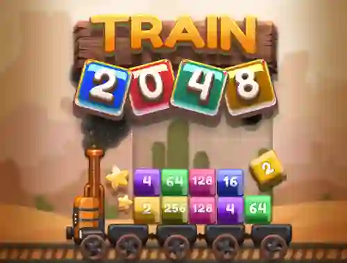 Igra Train 2048 online