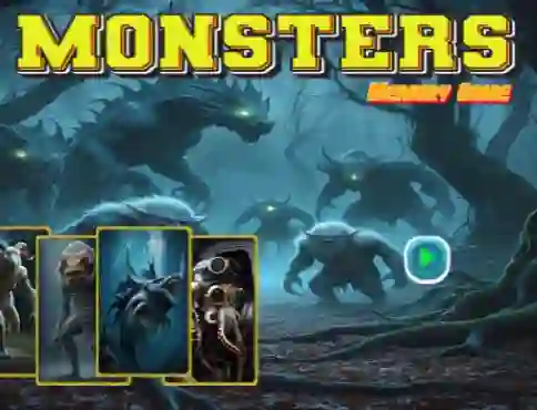 Igra Monsters Memory Game online