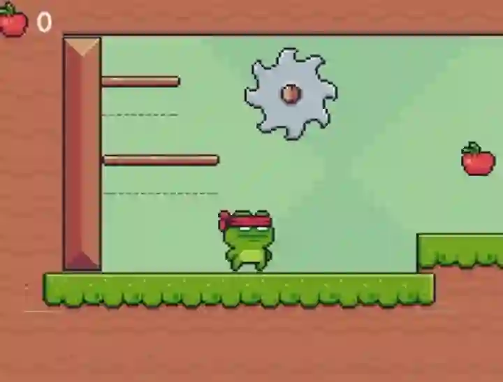 Igra Green Ninja Collects Apples online