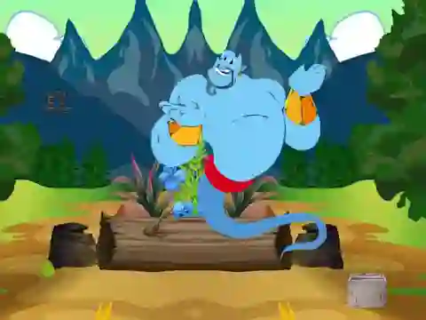 Igra Escape From Wonder Genie Land online