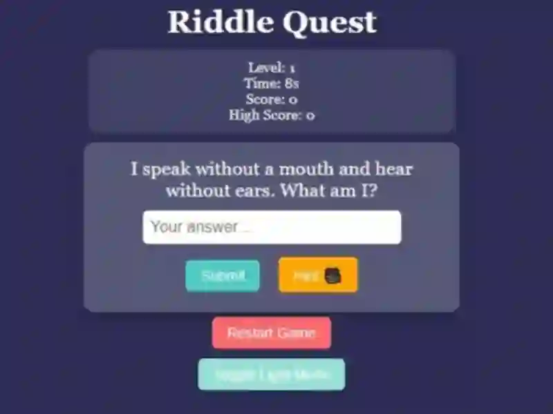 Igra Riddle Quest Brain Teaser online
