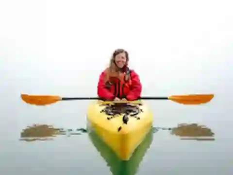 Igra Kayak Kayaking Lake Jigsaw online