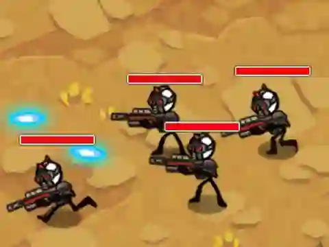 Igra Stickman Warfare online