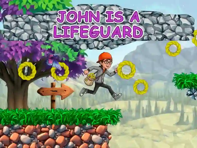 Igra John is a lifeguard online