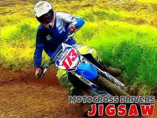 Igra Motocross Drivers Jigsaw online