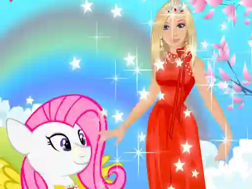 Igra Barbie and Pony Dressup online