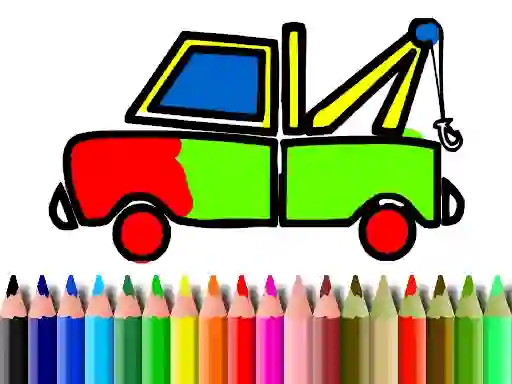 Igra Back To School: Truck Coloring online