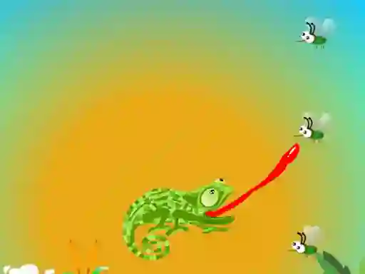 Igra Chameleon Want Eat online