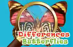 Igra Differences Butterflies online