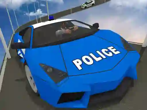 Igra Impossible Police Car Track online