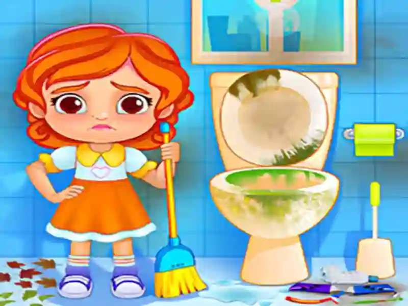 Igra Kids House Cleanup online