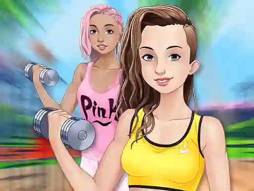 Igra Fitness Girls Dress Up online