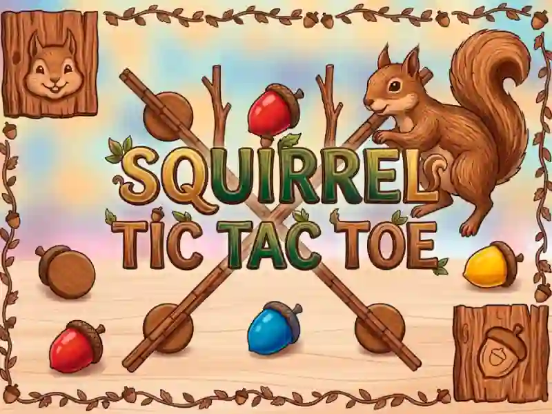 Igra Squirrel Tic Tac Toe online