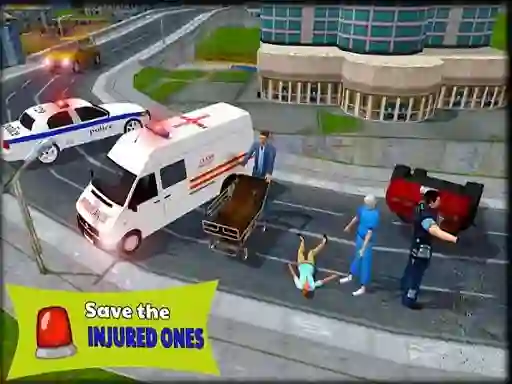 Igra Ambulance Rescue Driver Simulator 2018 online