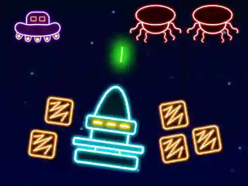 Igra Neon Invaders online