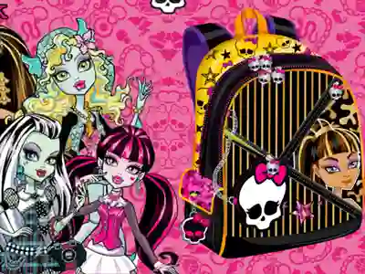 Igra Monster High Backpack Design online