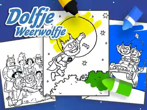 Igra Coloring Alfie The Werewolf online