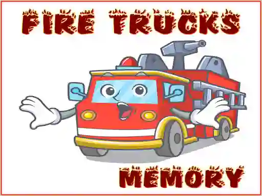 Igra Fire Trucks Memory online