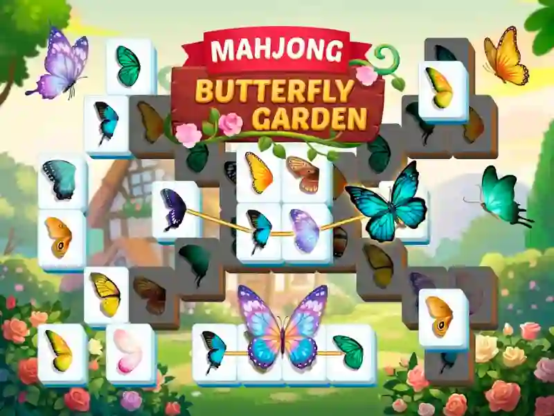 Igra Mahjong Butterfly Garden online