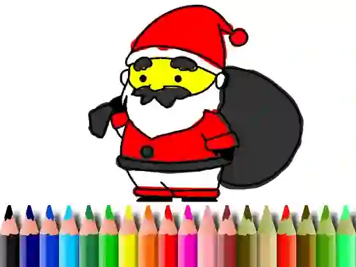 Igra Back To School: Santa Claus Coloring online