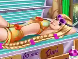 Igra Goldie Princess Tanning online