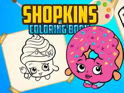 Igra Shopkins Coloring Book online