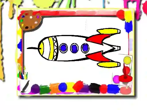 Igra Rockets Coloring Book online