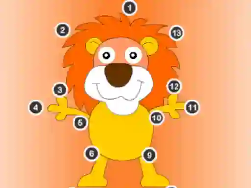 Igra Point To Point Happy Animals online