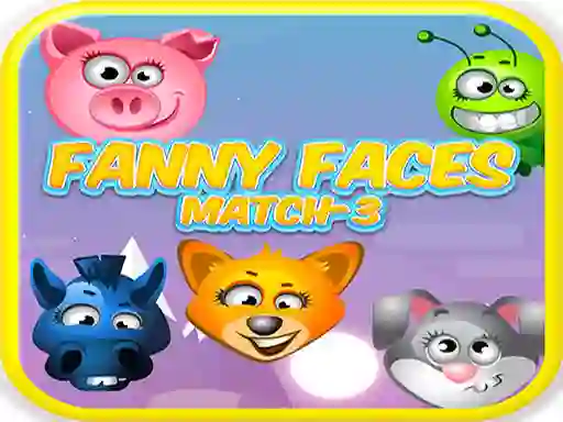 Igra Funny Faces Match-3 online