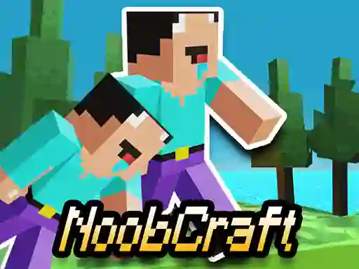 Igra Parkour Craft Noob Steve 2 online