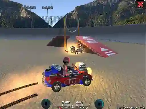 Igra Demolition Cartoon Car Crash Derby online