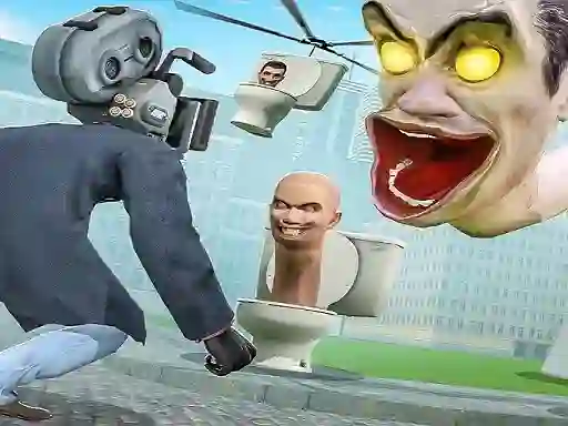Igra Skibidi Toilet TopDown Survival online