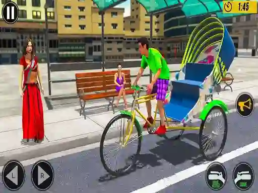 Igra Bicycle Tuk Tuk Aauto Rickshaw New Driving online