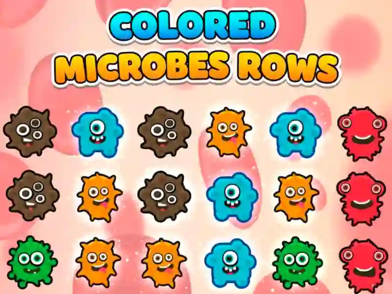 Igra Colored Microbes Rows online