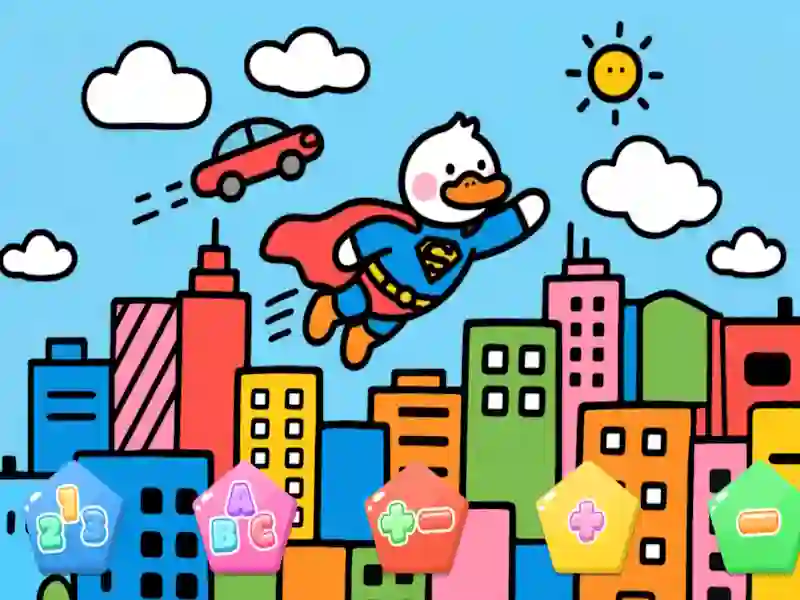 Igra Color By Code Super Duck online