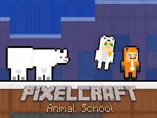 Igra PixelCraft Animal School online
