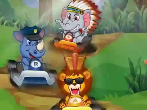 Igra Animal Buggy Racing online