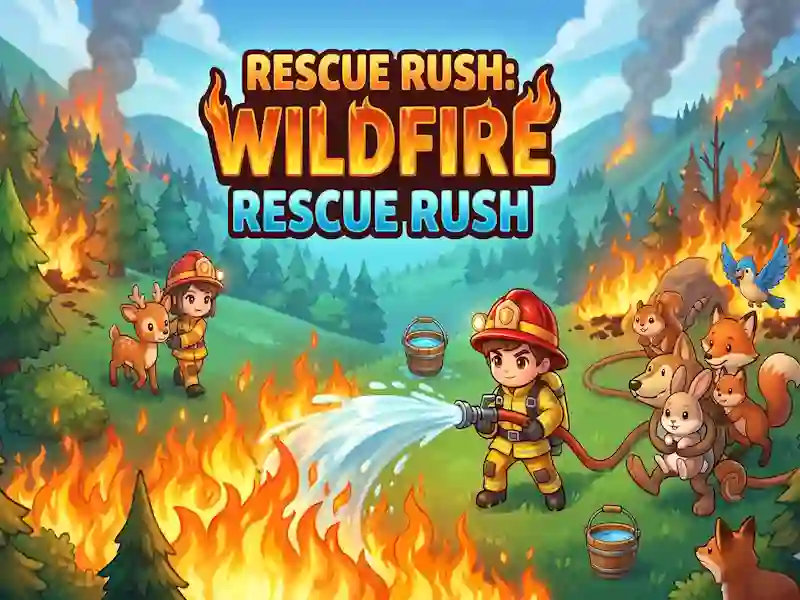 Igra Rescue Rush: Wildfire online