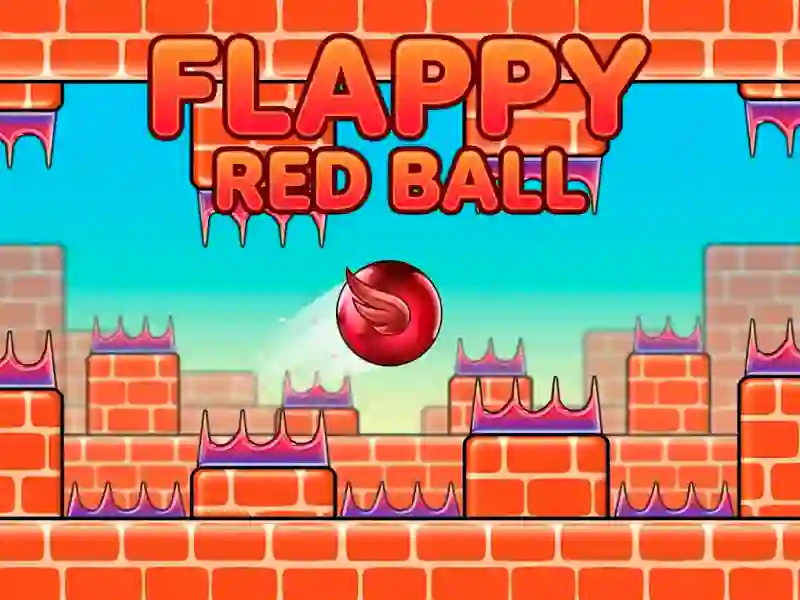 Igra Flappy red ball online