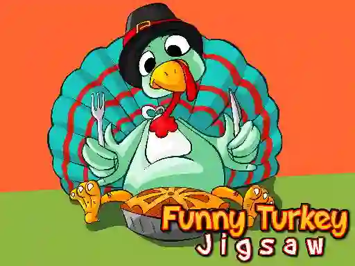 Igra Funny Turkey Jigsaw online