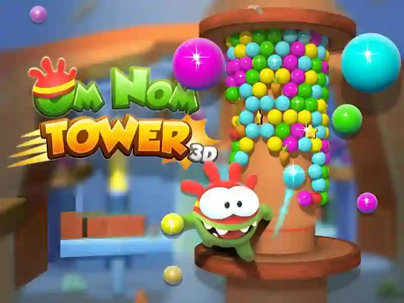 Igra Om Nom Tower 3D online
