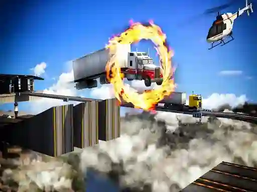 Igra Impossible Truck Driving Stunt Track Parking online