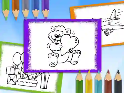 Igra Cartoon Coloring Book online