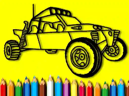 Igra Back To School: Rally Car Coloring Book online