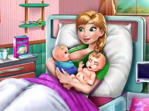 Igra Ice Princess Twins Birth online