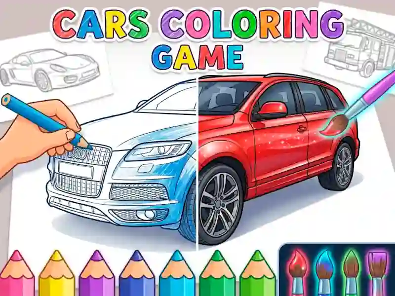 Igra Cars Coloring Game online